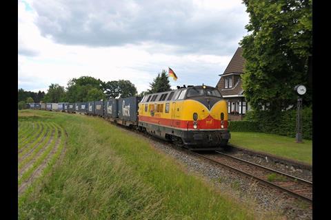 Bentheimer Eisenbahn freight train.
